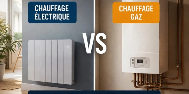 Chauffage électrique ou gaz : lequel choisir en 2026 ?
